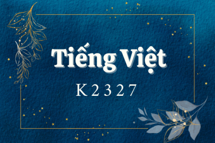 Khóa học tiếng Việt K2327