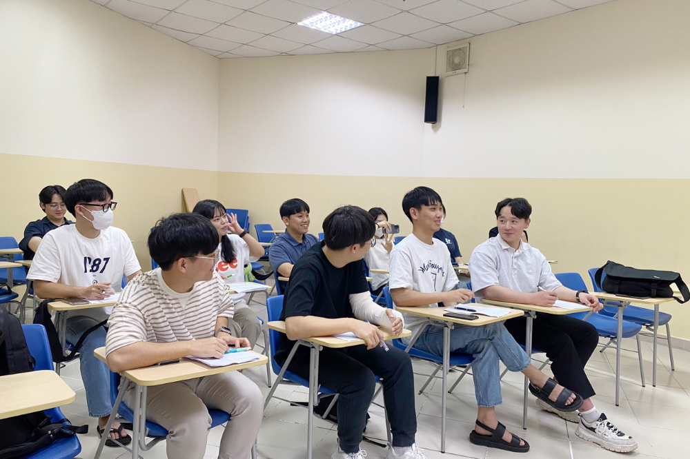 Khóa học tiếng Việt trải nghiệm dành cho sinh viên các trường Đại học Hàn Quốc