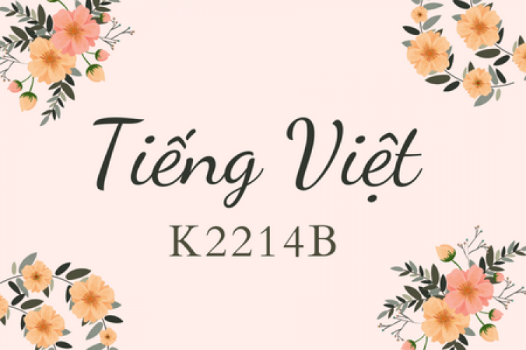 Vietnamese language course K2214B