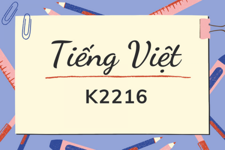 Khóa học tiếng Việt K2216
