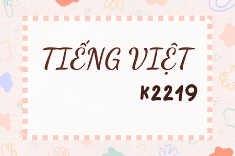 Vietnamese language course K2219