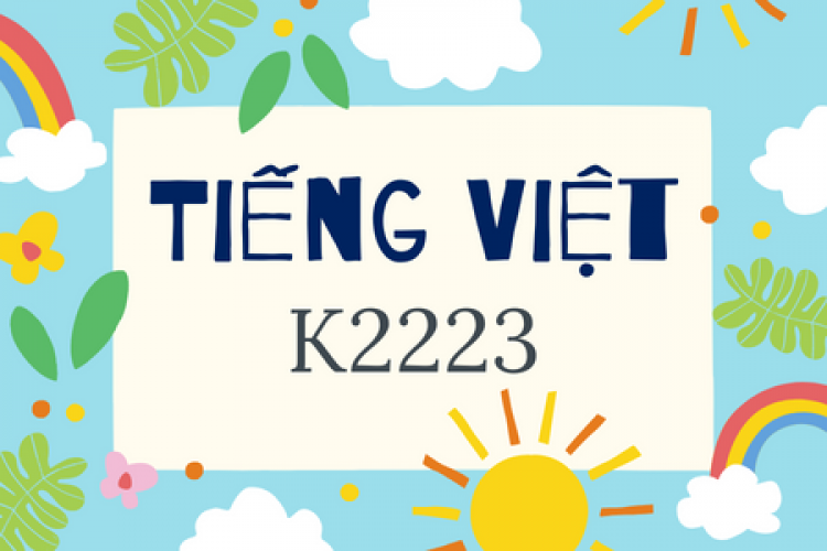 Khóa học tiếng Việt K2223