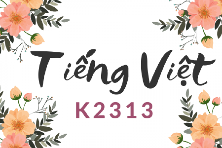 Khóa học tiếng Việt K2313