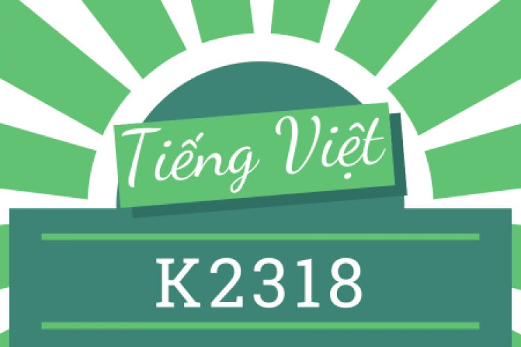 Khóa học tiếng Việt K2318