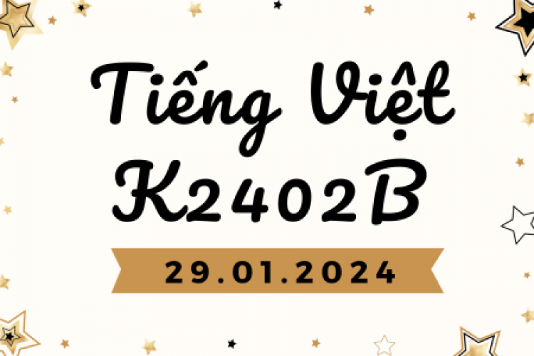Vietnamese language course K2402B