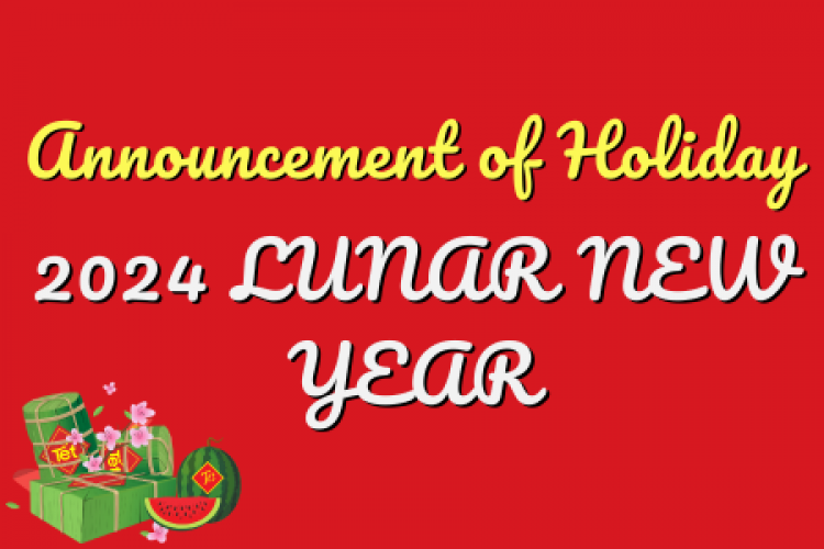 Announcement of 2024 Lunar New Year Holiday